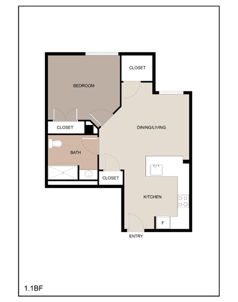 bedroom floor plan | the madison at ballston station